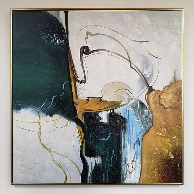 Oil Painting Handmade Hand Painted Wall Art Abstract Minimalism Canvas Painting Home Decoration Decor Rolled Canvas No Frame Unstretched 7