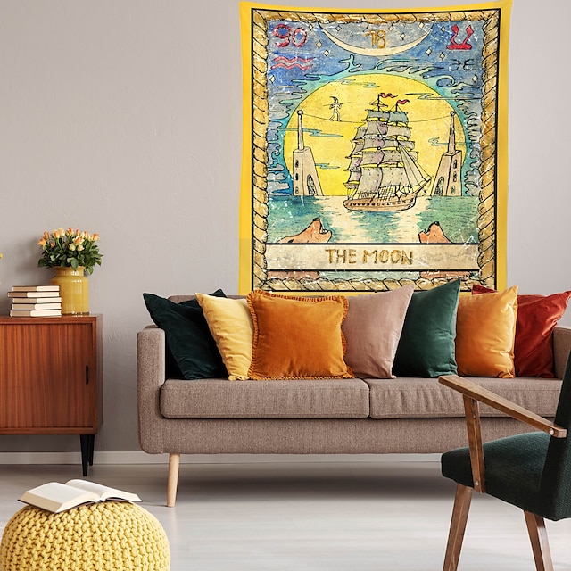 Home & Garden Home Decor | Tarot Divination Wall Tapestry Art Decor Blanket Curtain Hanging Home Bedroom Living Room Decoration 