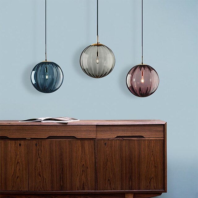 LED Pendant Light Bedside Light Glass Globe Design Modern 15 cm Lantern Desgin