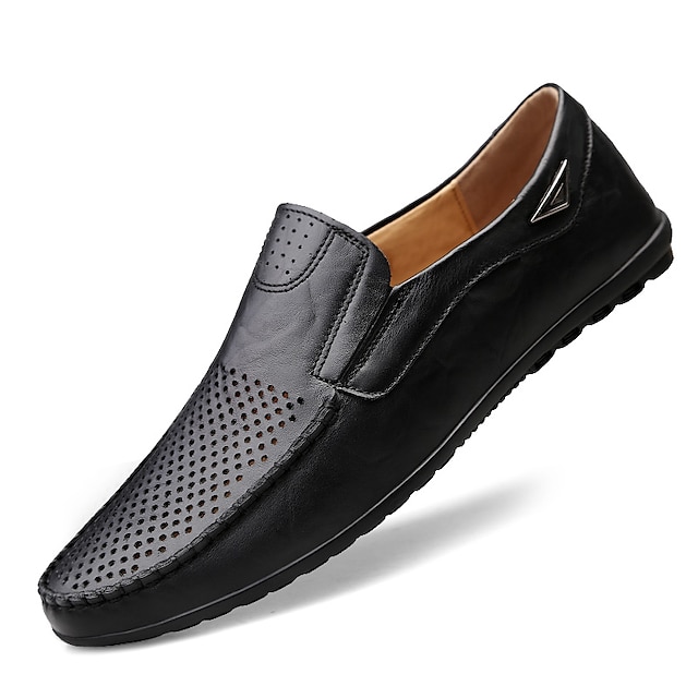 Men's Loafers & Slip-Ons Leather Shoes Flat Sandals Comfort Loafers ...