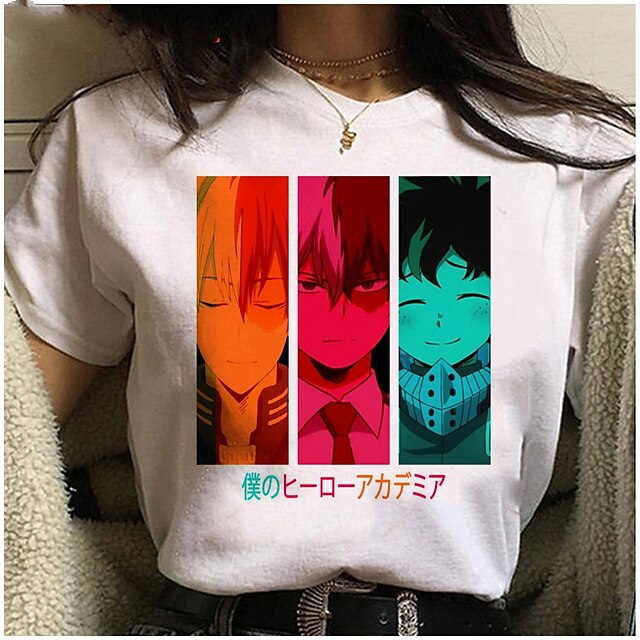 Toys & Hobbies Cosplay & Costumes | Inspired by My Hero Academia / Boku No Hero Cosplay Anime Cartoon Polyester / Cotton Blend P