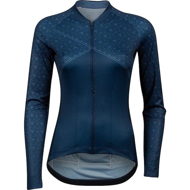 

21Grams Women's Long Sleeve Cycling Jersey Spandex Polyester Grey Blue Bike Jersey Top Mountain Bike MTB Road Bike Cycling Breathable Quick Dry Moisture Wicking Sports Clothing Apparel / Stretchy