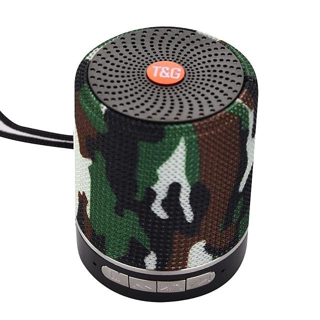  T&G TG511 Outdoor Speaker Bluetooth Portable Speaker For PC Laptop Mobile Phone Mini Portable  Loudspeakers Subwoofer Waterproof Bass Circular Speakers with Hand Strap
