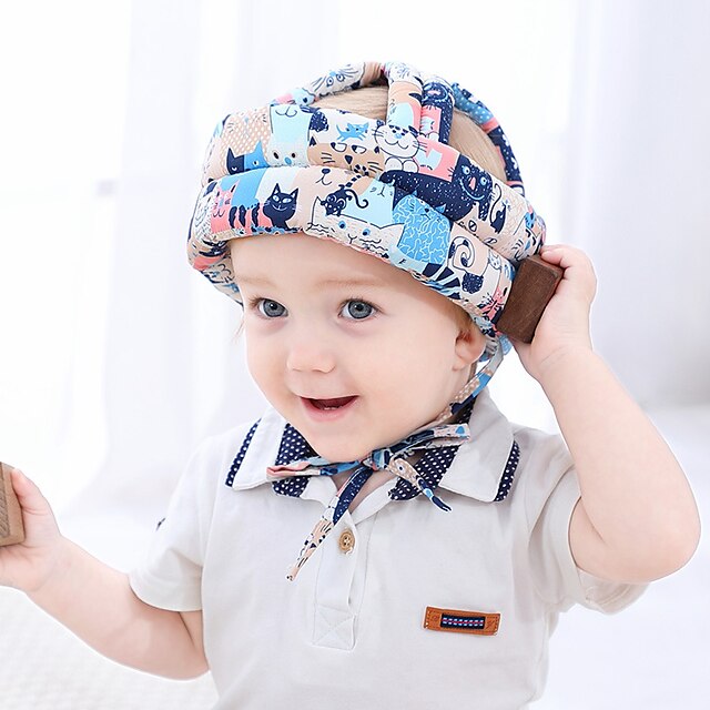  czapka antypoślizgowa czapka chroniąca głowę przed upadkiem niemowlę maluch czapka antykolizyjna czapka kasku ochronnego dla dzieci