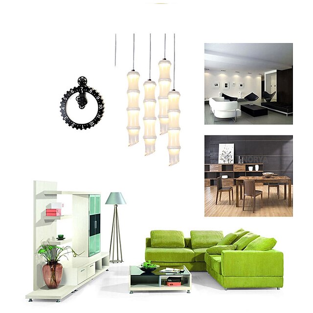 Lights & Lighting Pendant Lights | 30 cm Single Design Pendant Light Metal Acrylic LED Nordic Style 110-240 V - FA51068