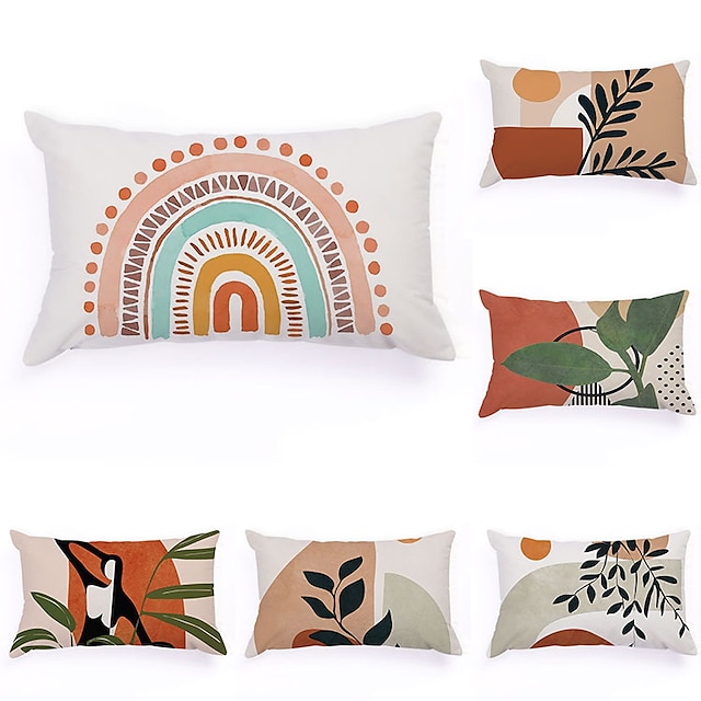 Home & Garden Home Decor | Hand-Painted Pattern Double Side Cushion Cover 1PC Soft Decorative SquarePillowcase for Sofa bedroom 