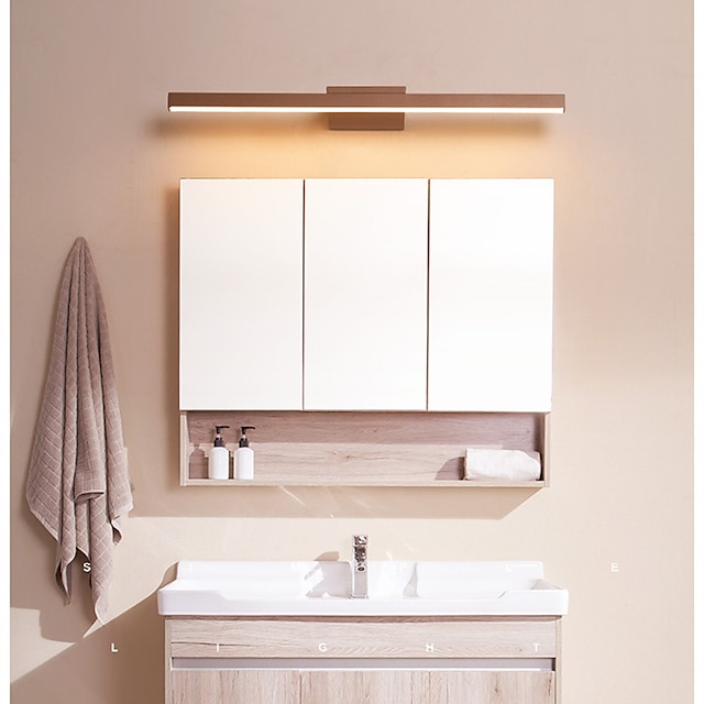  LED Mirror Light Vanity Light LED Modern Bathroom Lighting LED Wall Lights Bedroom Bathroom Aluminum Wall Light 8/12/16 W