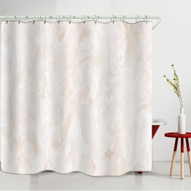 Home & Garden Bath Accessories | Marble Pattern Digital Printing Shower Curtain Shower CurtainsHooks Modern Polyester New Design