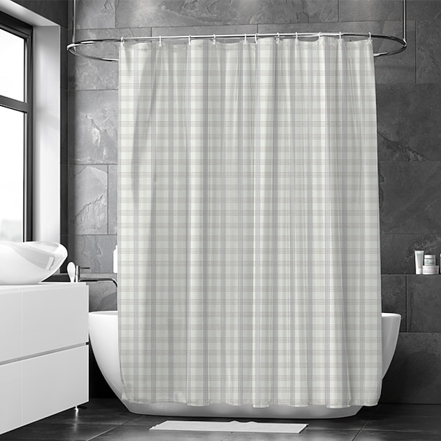 Waterproof Fabric Shower Curtain Bathroom Decoration and Modern and Classic Theme 70 Inch