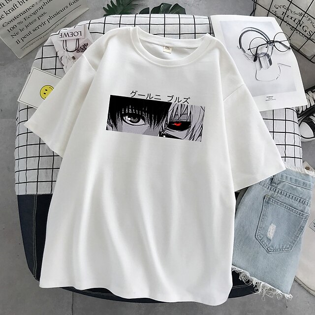 Toys & Hobbies Cosplay & Costumes | Inspired by Tokyo Ghoul Cosplay Cosplay Costume T-shirt Polyester / Cotton Blend Print T-shi