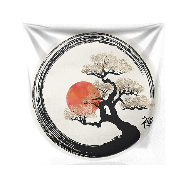 Home & Garden Home Decor | Chinese Style Ink Painting Style Wall Tapestry Art Decor Blanket Curtain Hanging Home Bedroom Living 