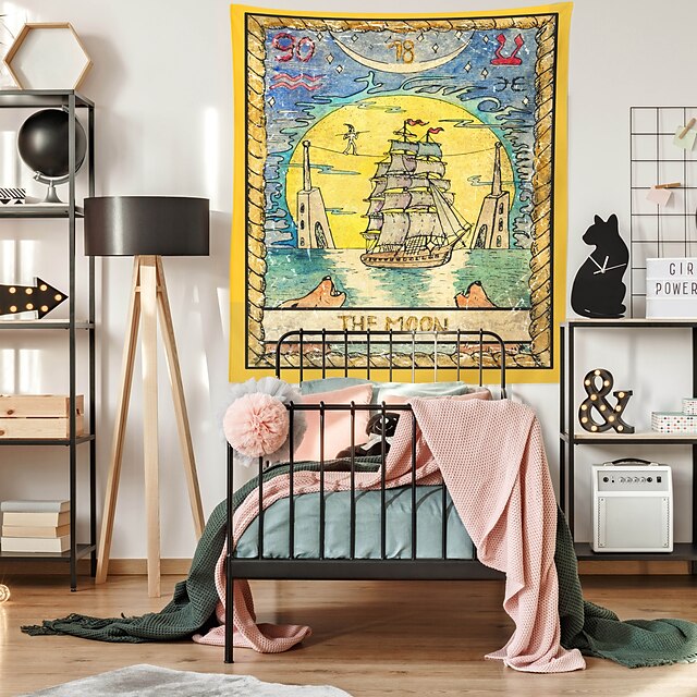 Home & Garden Home Decor | Tarot Divination Wall Tapestry Art Decor Blanket Curtain Hanging Home Bedroom Living Room Decoration 