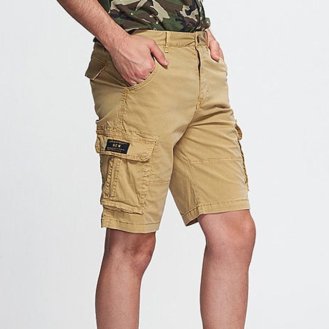 Mens Cargo Shorts Hiking Shorts Military Summer Outdoor Regular Fit 10 Ripstop Breathable