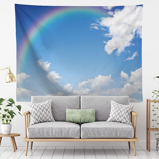 Home & Garden Home Decor | Rainbow Wall Tapestry Art Decor Blanket Curtain Hanging Home Bedroom Living Room Decoration Polyester