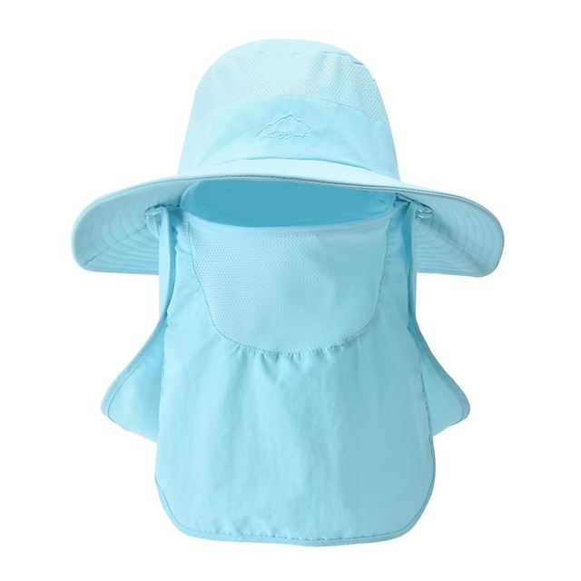 Shoes & Bags Fashion Accessories | Summer Quick-drying Boonie Men Women Hat Outdoor Face Mask Wide Brim Bucket Hat Sun Protectio