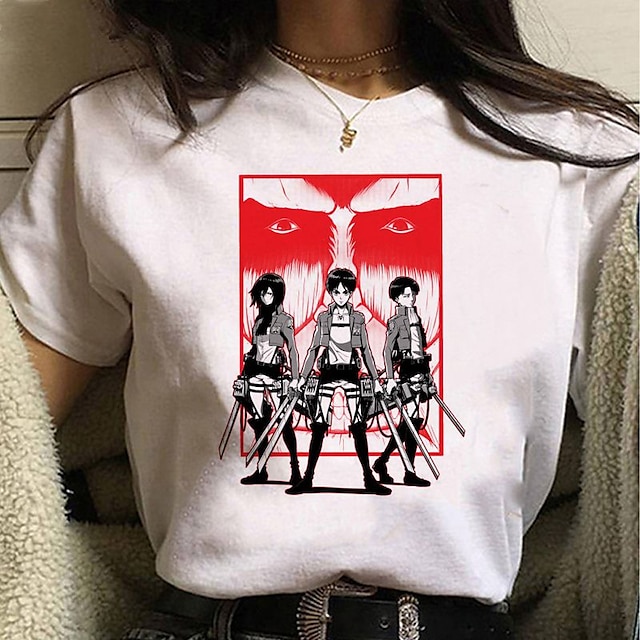 Toys & Hobbies Cosplay & Costumes | Inspired by Attack on Titan Cosplay Anime Cartoon Polyester / Cotton Blend Print Harajuku Gr