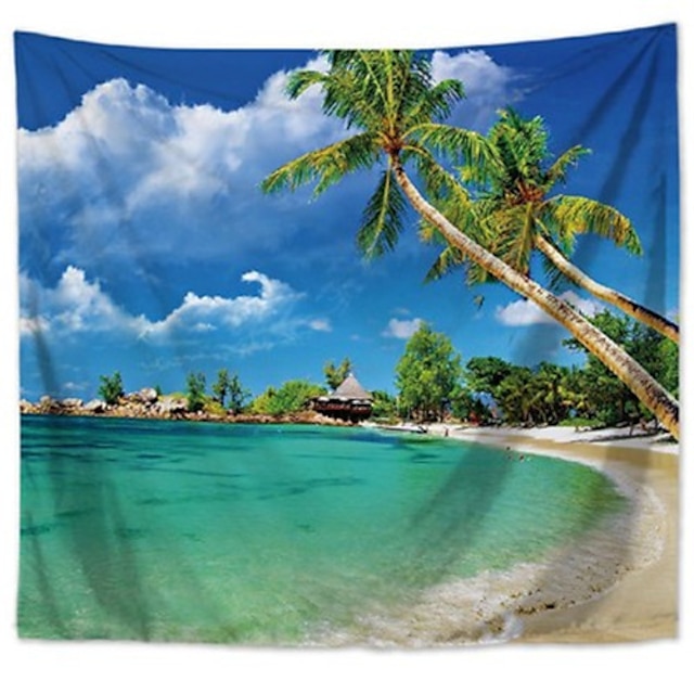 Home & Garden Home Decor | Beach Landscape Wall Tapestry Art Decor Blanket Curtain Hanging Home Bedroom Living Room Decoration P