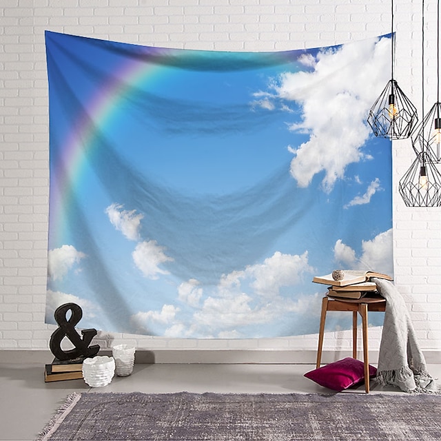 Home & Garden Home Decor | Rainbow Wall Tapestry Art Decor Blanket Curtain Hanging Home Bedroom Living Room Decoration Polyester