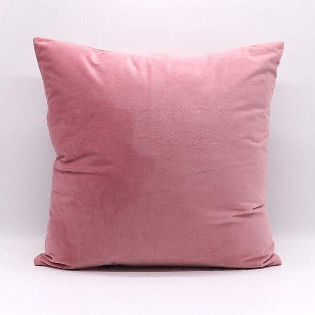 Home & Garden Home Decor | Cushion Cover Modern Simple Thick Dutch Velvet Solid Color Sofa Living Room Bed Room 1PC Pillow Cover