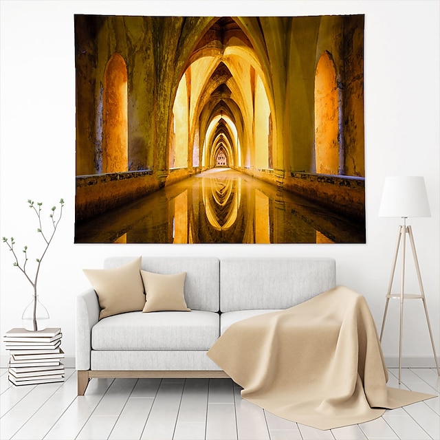 Home & Garden Home Decor | Wall Tapestry Art Decor Blanket Curtain Hanging Home Bedroom Living Room Decoration Polyester - IP212