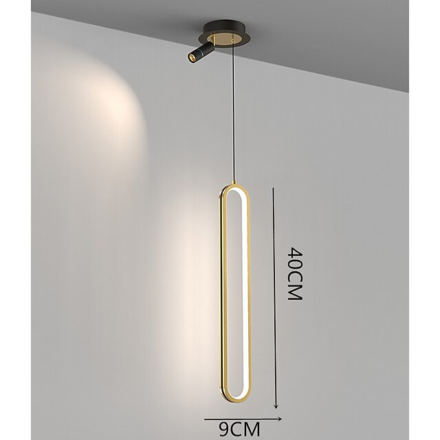 Lights & Lighting Pendant Lights | LED Pendant Lights With Spotlight Black Gold 40/60/80 cm Single Design Pendant Light Aluminum