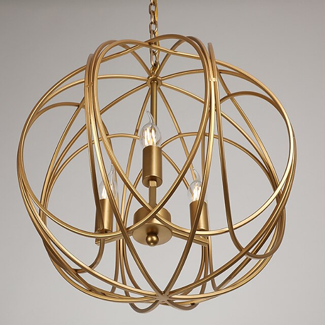 Lights & Lighting Pendant Lights | LED Pendant Light Modern Gold Globe Design 20cm Geometric Shapes Stylish Minimalist Painted F