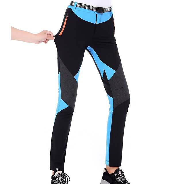  Damen Wanderhose Wanderhosen Patchwork Sommer Außen Regular Fit Atmungsaktiv Rasche Trocknung Leicht Schweißableitend Hosen / Regenhose Purpur Armeegrün Jagd Angeln Klettern S M L XL XXL
