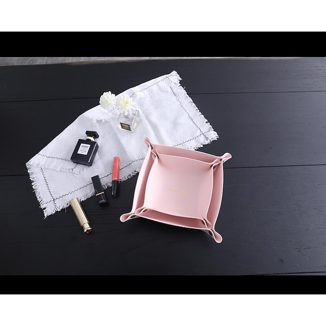 Home & Garden Home Decor | storage box key foyer leather desktop nordic ins storage tray cosmetics jewelry lipstick debris stora