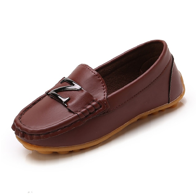 Shoes & Bags Kids Shoes | Boys Girls Loafers & Slip-Ons Moccasin Faux Leather 2021 Kids Big Kids(7years +) Daily School Wine Den