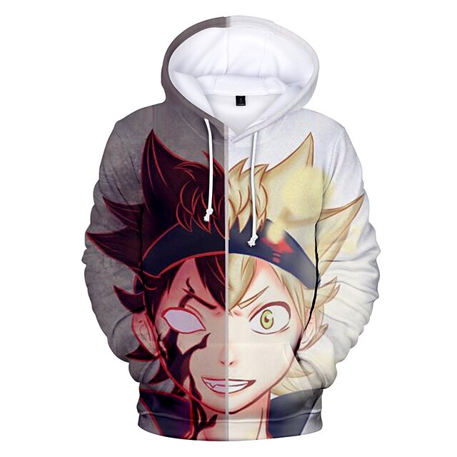 Toys & Hobbies Cosplay & Costumes | Inspired by Black Clover Cosplay Cosplay Costume Hoodie Polyester / Cotton Blend 3D Printing