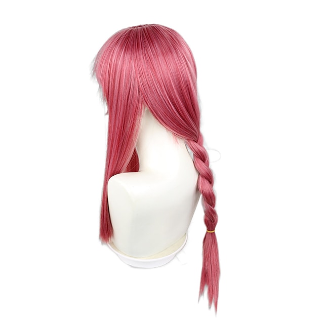 

Pink Wig Technoblade Cosplay Chainsaw Man Machima Mei Red Cos Wig Pawa Dongshan Xiaohong Early River Autumn Lease Angel Demon Guangxi