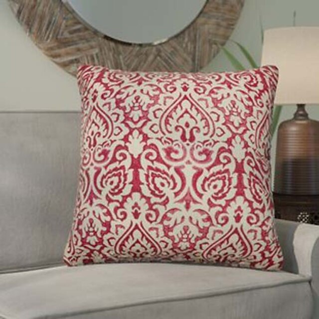 Home & Garden Home Decor | Boho Red Double Side Cushion Cover 1PC Soft Decorative SquarePillowcase for Sofa bedroom Car Chair Su