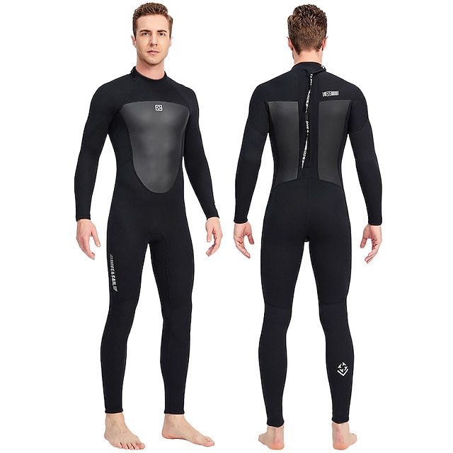 Sports & Outdoors Surfing, Diving & Snorkeling | Dive&Sail Mens Full Wetsuit 3mm SCR Neoprene Diving Suit Thermal Warm UPF50+ Qu