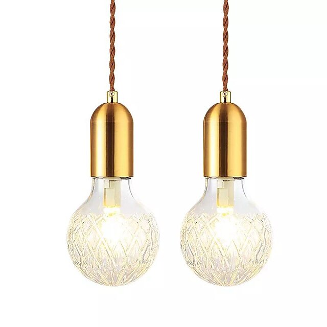 Lights & Lighting Pendant Lights | LED Pendant Light Ceiling Light Wall Light Modern Gold Bedside Light 9cm Geometric Shapes Met