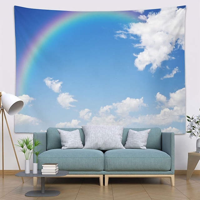 Home & Garden Home Decor | Rainbow Wall Tapestry Art Decor Blanket Curtain Hanging Home Bedroom Living Room Decoration Polyester