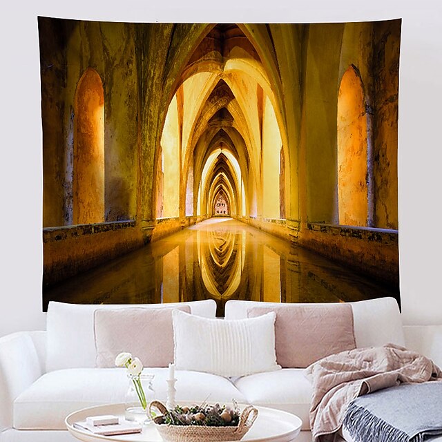 Home & Garden Home Decor | Wall Tapestry Art Decor Blanket Curtain Hanging Home Bedroom Living Room Decoration Polyester - IP212