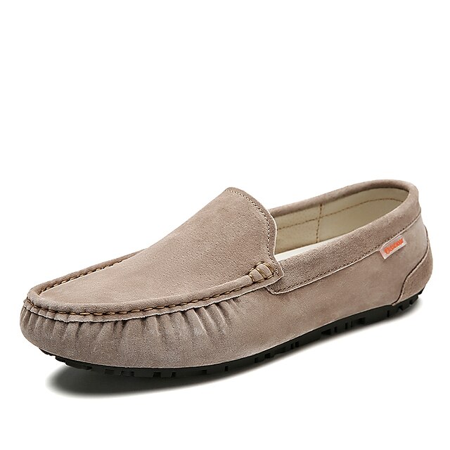 Voor heren Instappers en instappers Suède schoenen Rijdende schoenen  Klassiek Dagelijks Suède Ademend Blauw Grijs Khaki Lente 8618778 2021 –  €91.49