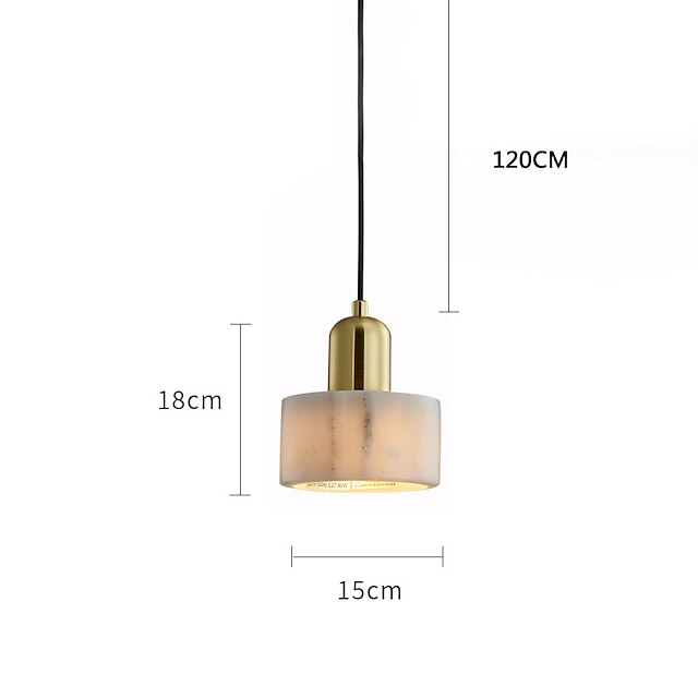 Lights & Lighting Pendant Lights | LED Pendant Light 15 cm Single Design Pendant Light Resin Electroplated Modern Nordic Style 1