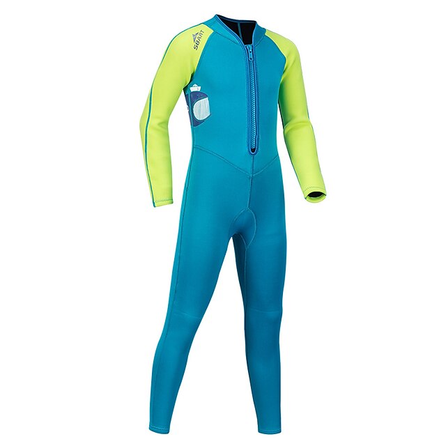 Sports & Outdoors Surfing, Diving & Snorkeling | SBART Boys Girls Full Wetsuit 2mm SCR Neoprene Diving Suit Thermal Warm UPF50+ 