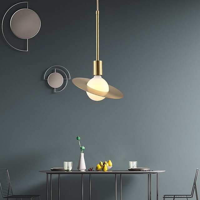 Lights & Lighting Pendant Lights | LED Pendant Light Modern Nordic Bedside Lamp 22 cm Iron Metal Painted Finishes LED Modern Lig