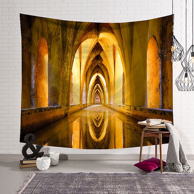 Home & Garden Home Decor | Wall Tapestry Art Decor Blanket Curtain Hanging Home Bedroom Living Room Decoration Polyester - IP212