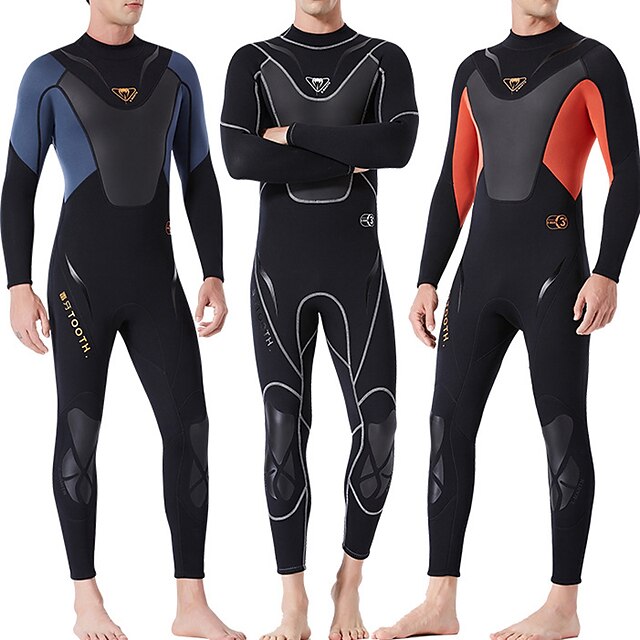 Sports & Outdoors Surfing, Diving & Snorkeling | Bluedive Mens Full Wetsuit 3mm SCR Neoprene Diving Suit Thermal Warm UPF50+ Ana