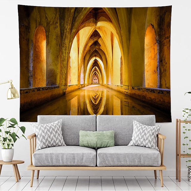 Home & Garden Home Decor | Wall Tapestry Art Decor Blanket Curtain Hanging Home Bedroom Living Room Decoration Polyester - IP212