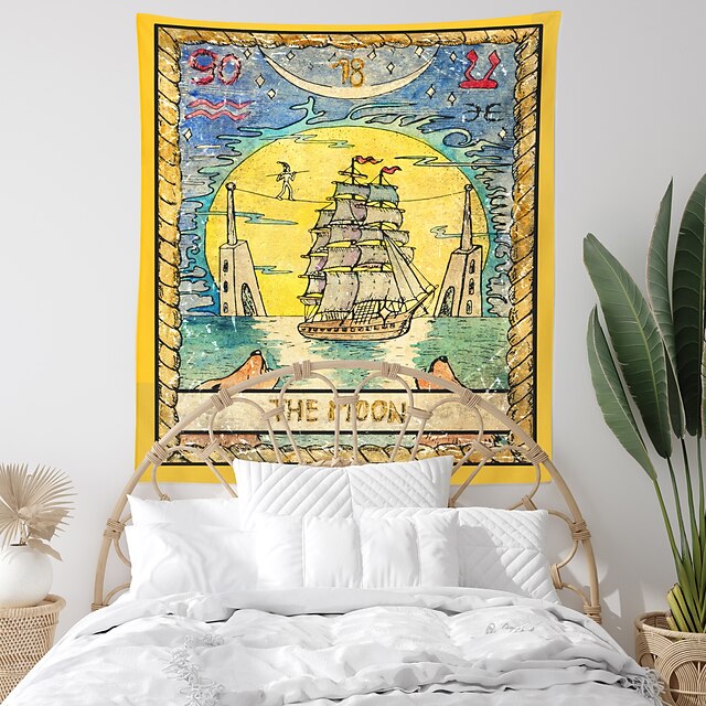 Home & Garden Home Decor | Tarot Divination Wall Tapestry Art Decor Blanket Curtain Hanging Home Bedroom Living Room Decoration 