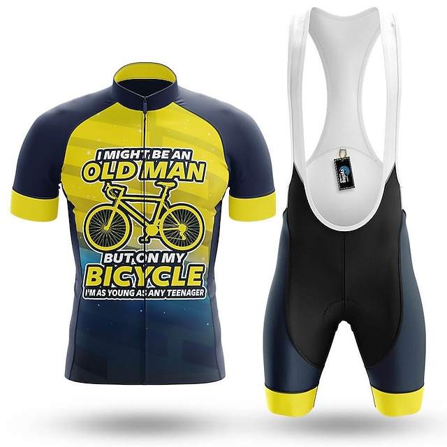 summer cycling jersey bib shorts suit men bike outfits short sleeve bicycle wear