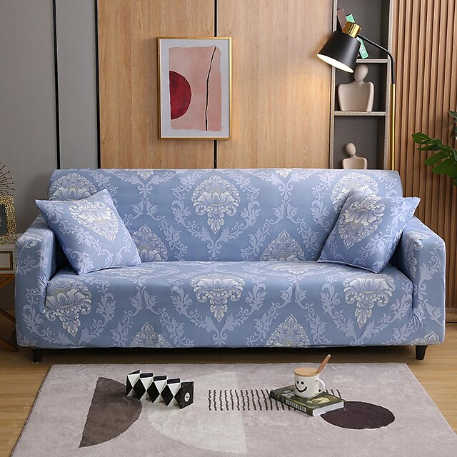 Funda Covertor Para Sofá Elástico y durable Sofa Cover Resilient & Elastic Blue 