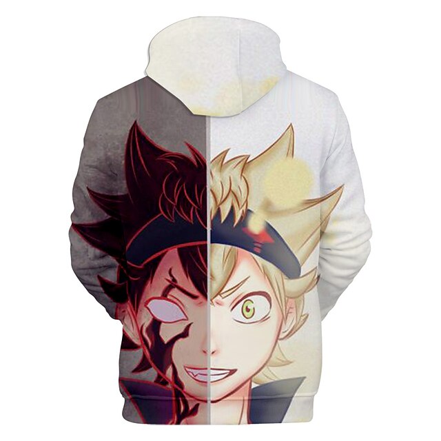 Toys & Hobbies Cosplay & Costumes | Inspired by Black Clover Cosplay Cosplay Costume Hoodie Polyester / Cotton Blend 3D Printing