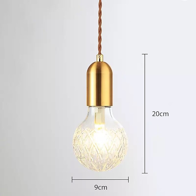 Lights & Lighting Pendant Lights | LED Pendant Light Ceiling Light Wall Light Modern Gold Bedside Light 9cm Geometric Shapes Met