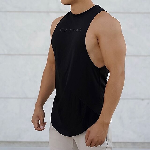 Sports & Outdoors Running, Jogging & Walking | Mens Sleeveless Workout Tank Top Workout Shirt Workout Tops Sweatshirt Compressio