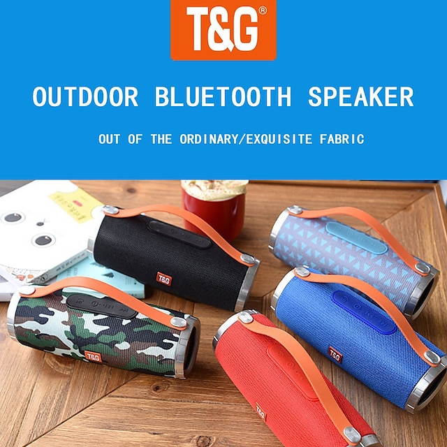  t & g tg109 udendørs højttaler trådløs bluetooth bærbar højttaler til pc bærbar mobiltelefon